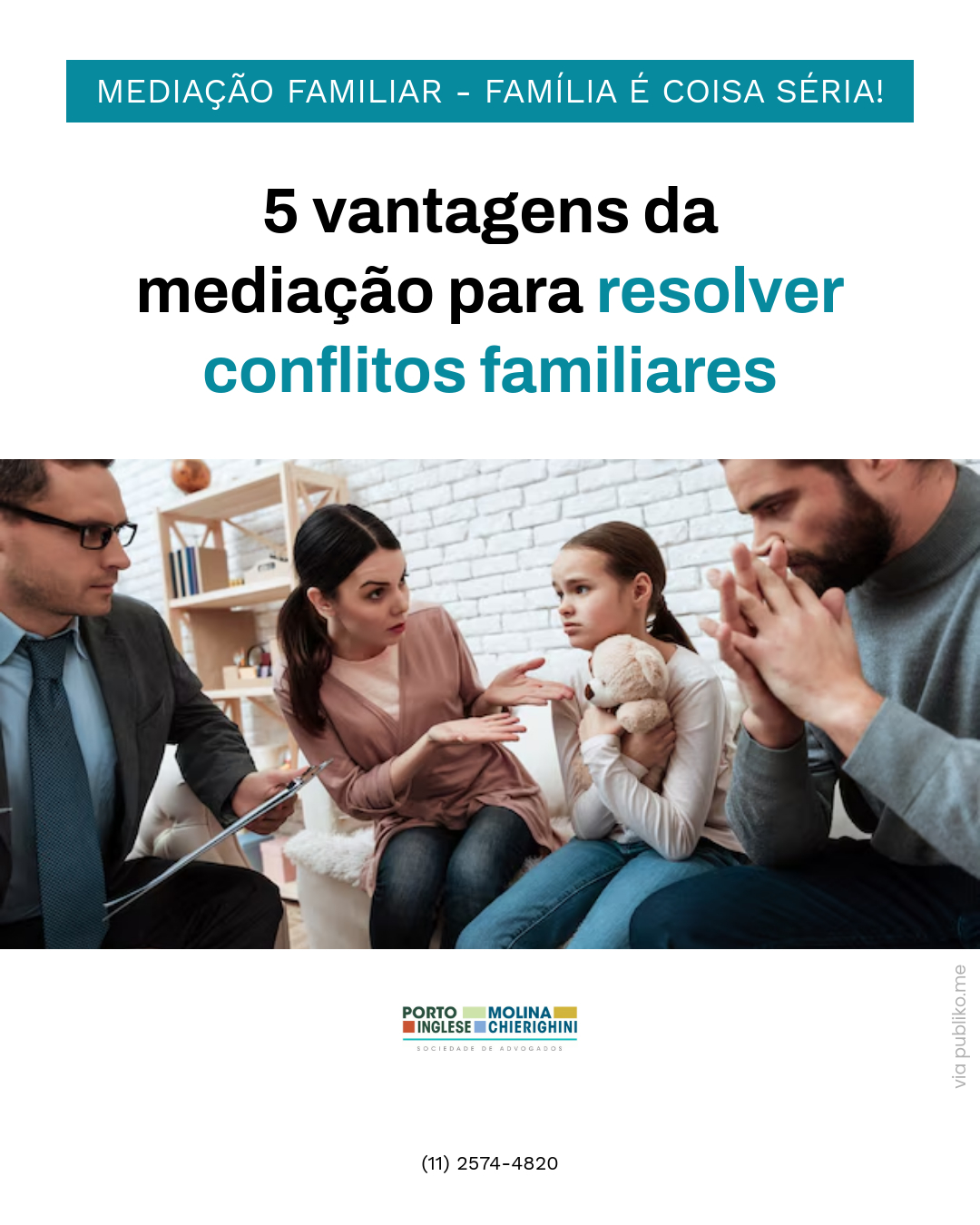5 vantagens da mediação para resolver conflitos familiares.