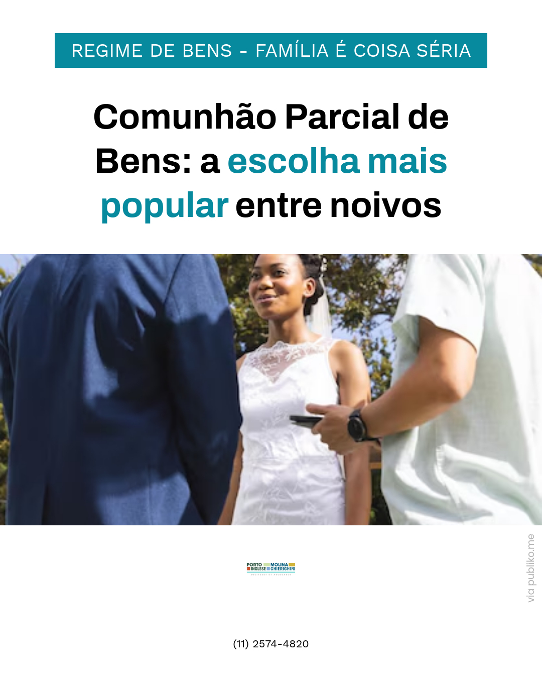 Comunhão Parcial de Bens: a escolha mais popular entre os noivos.